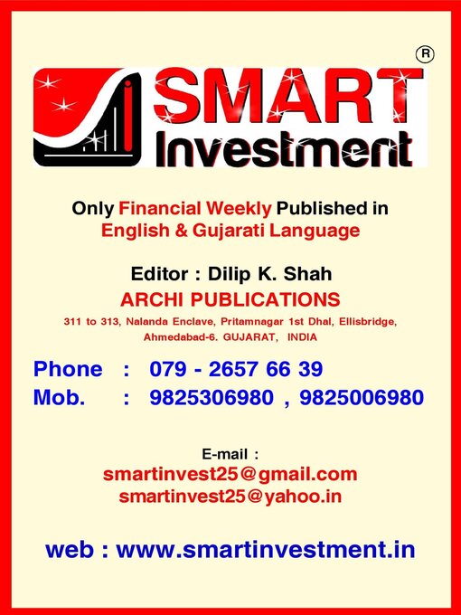 Title details for SMART INVESTMENT  by Archi Finmark and Communications Limited - Available